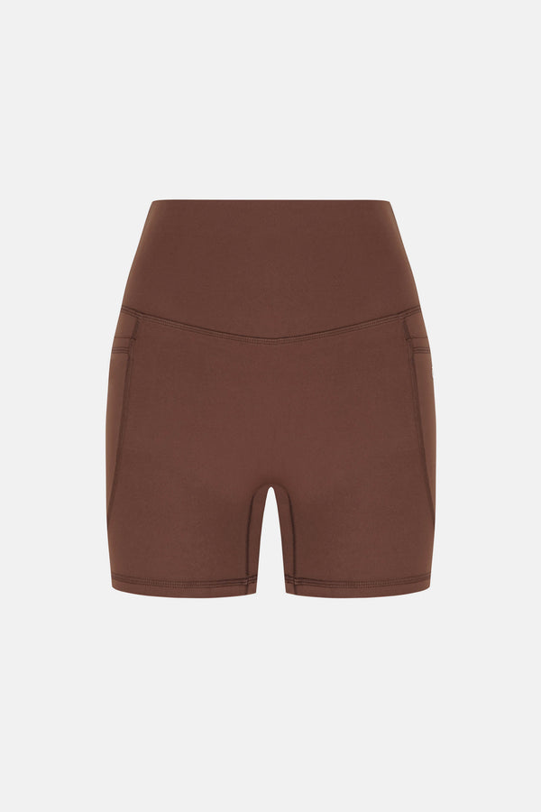 Maia Short in Birch Brown, ÔNNE activewear