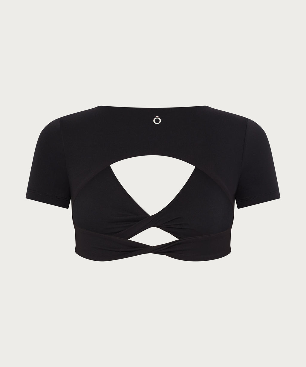 Camelia Top in Black, ÔNNE activewear