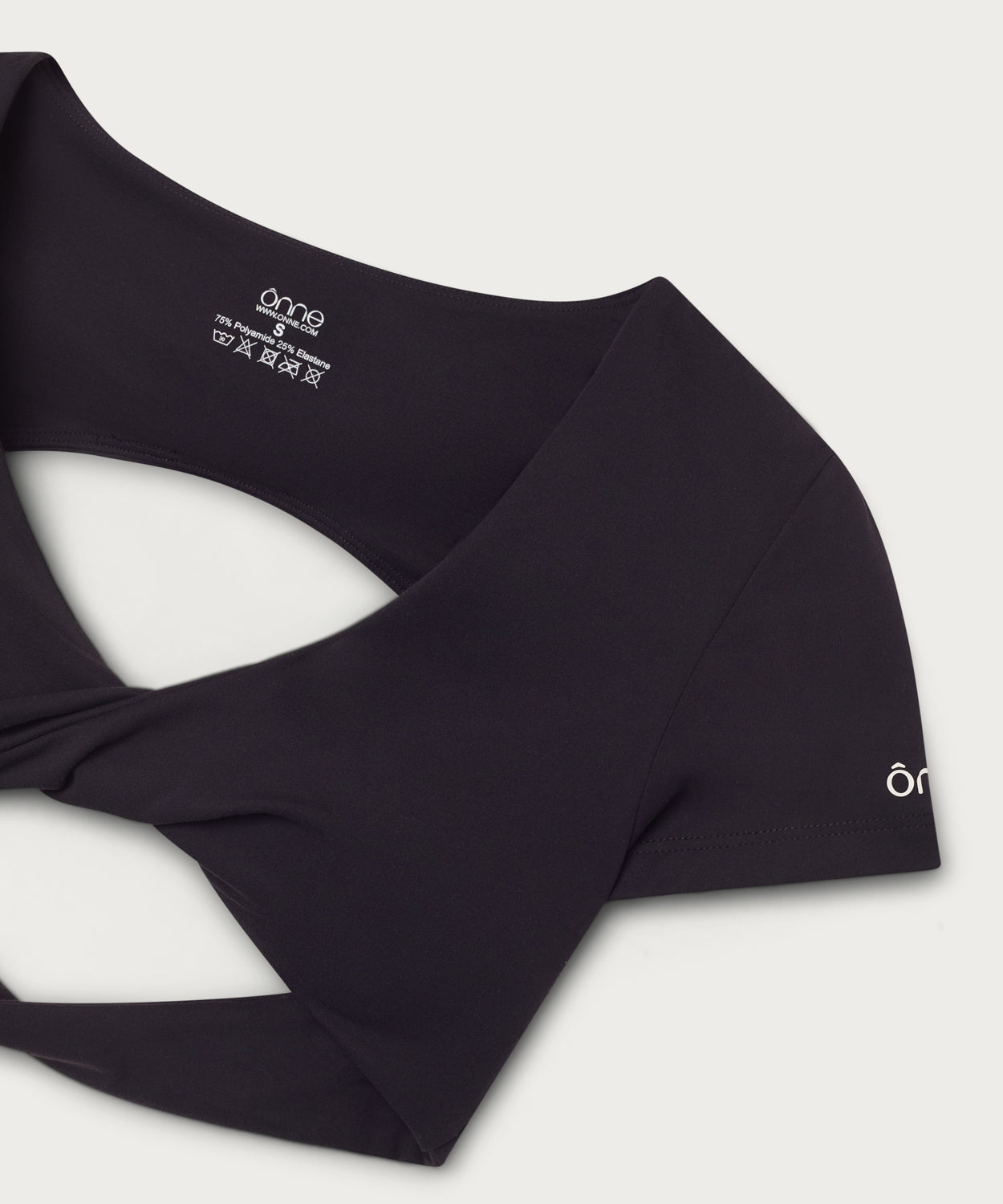 Camelia Top in Black, ÔNNE activewear