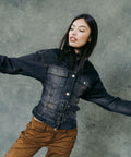 The Double Belt Denim Jacket