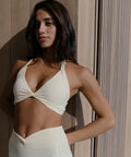 Sienna Top in Creamy Yellow, ÔNNE activewear