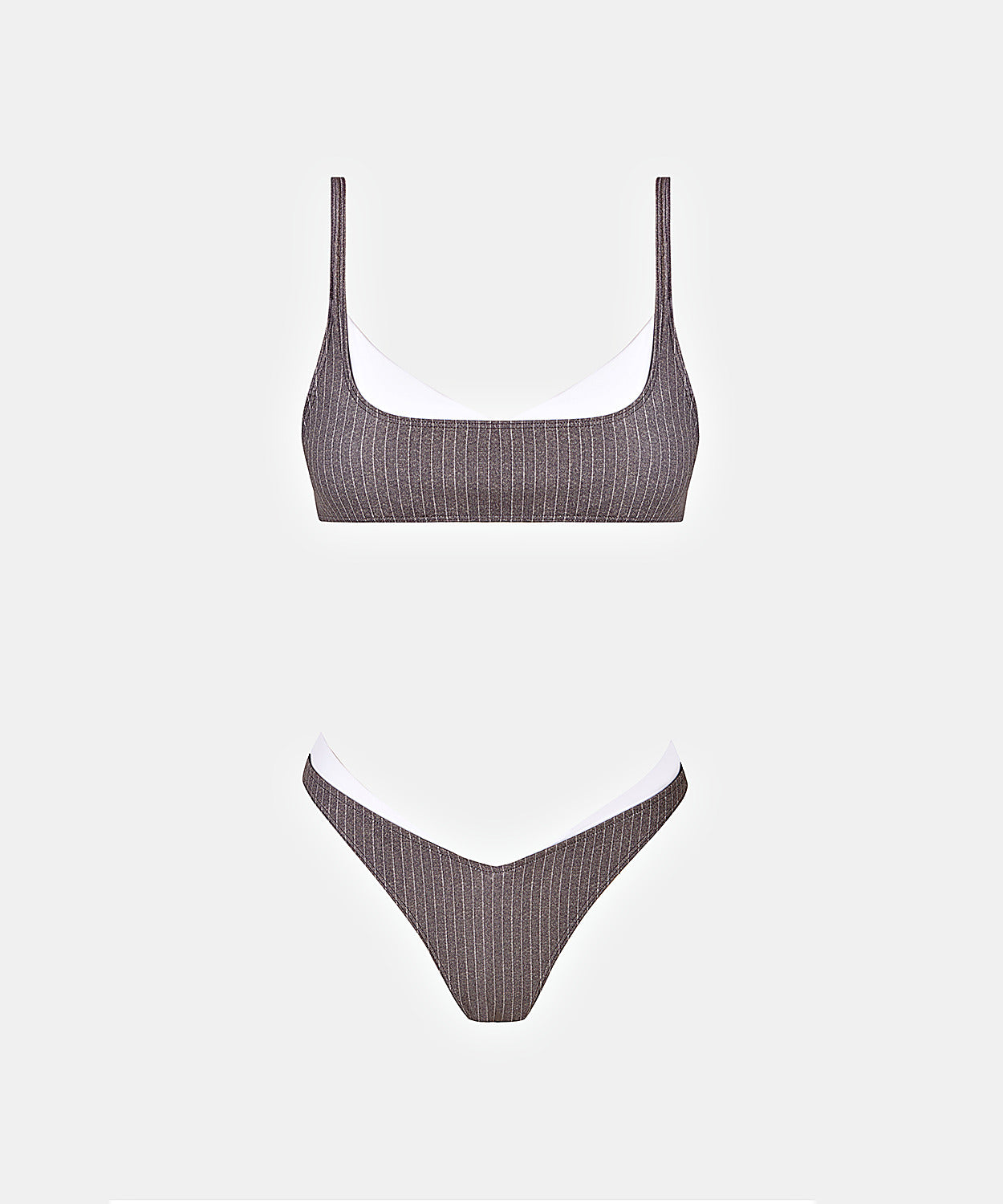 Bacau Bottom in Grey White, ÔNNE swimwear
