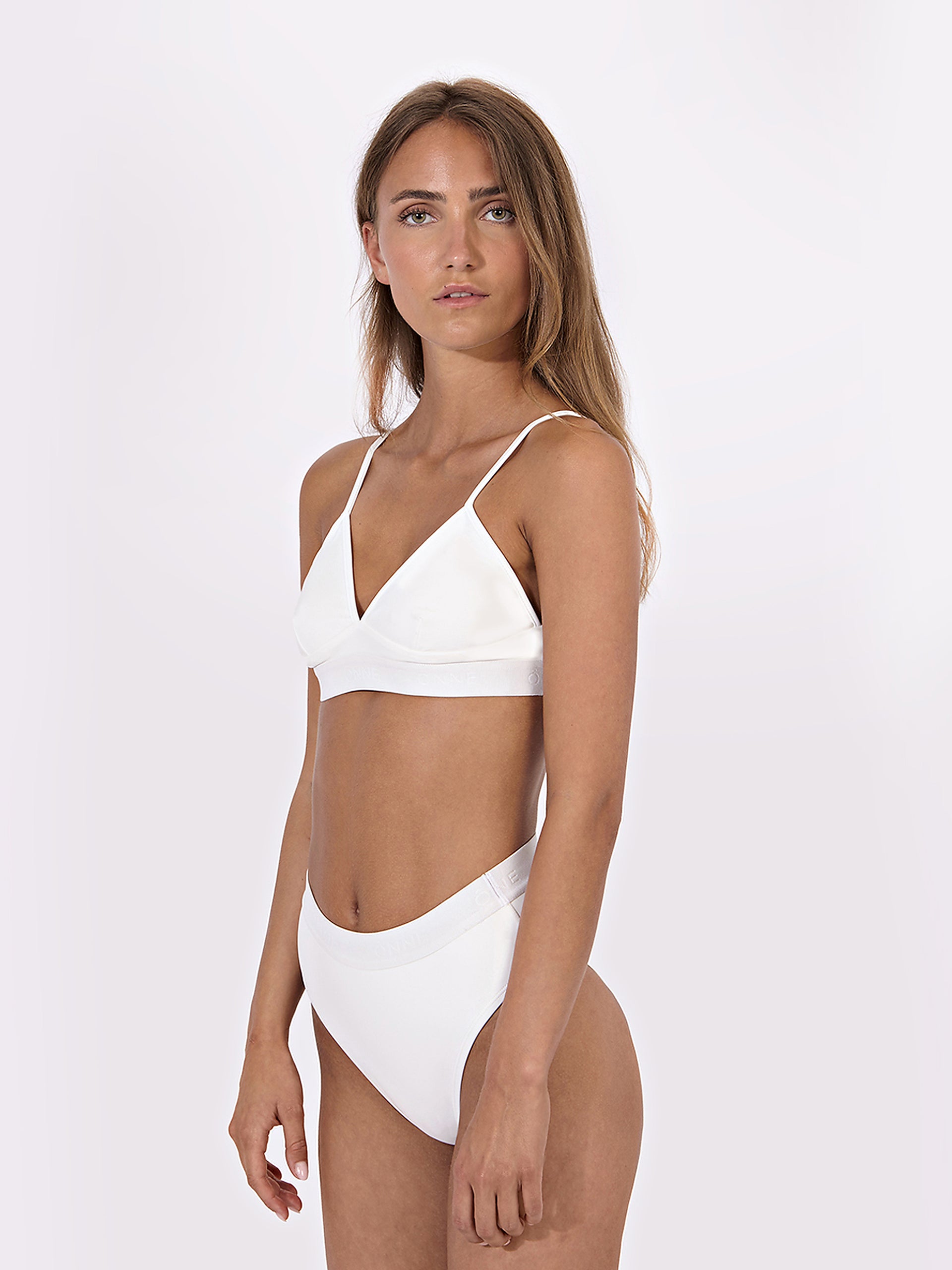 Beonne Top Plain in White, ÔNNE swimwear