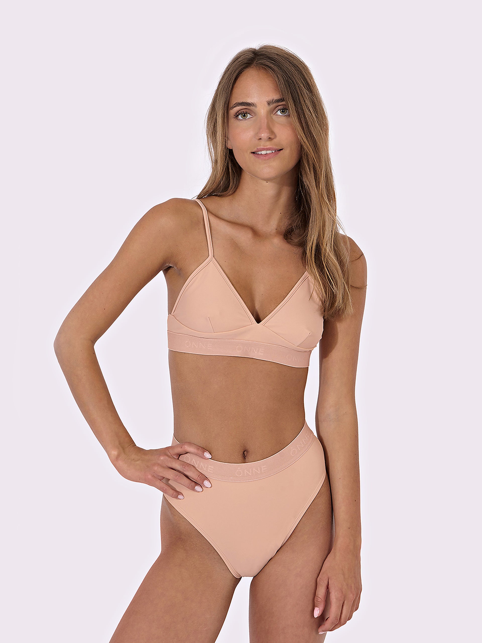 Beonne Top Plain in Nude, ÔNNE swimwear
