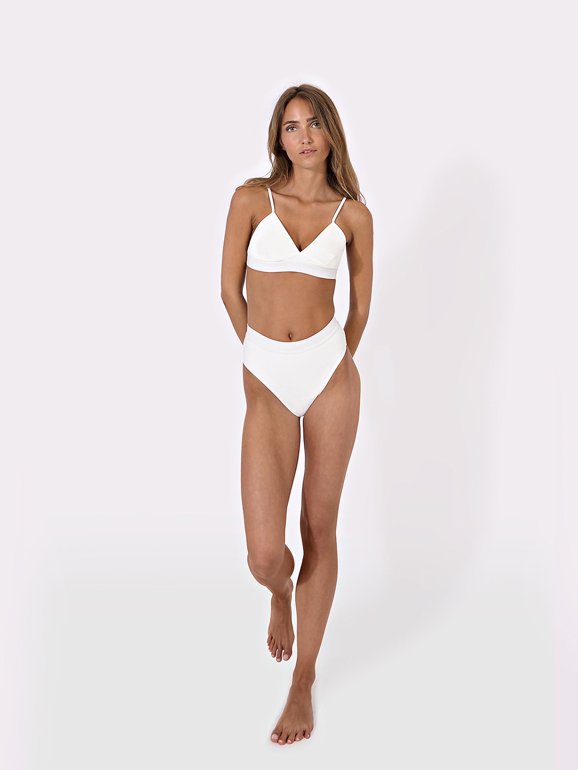 Beonne Top Plain in White, ÔNNE swimwear