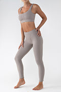 Lowen Leggings in Camel Gray, ÔNNE activewear