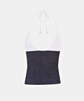 Coral Top in Blue White, ÔNNE swimwear