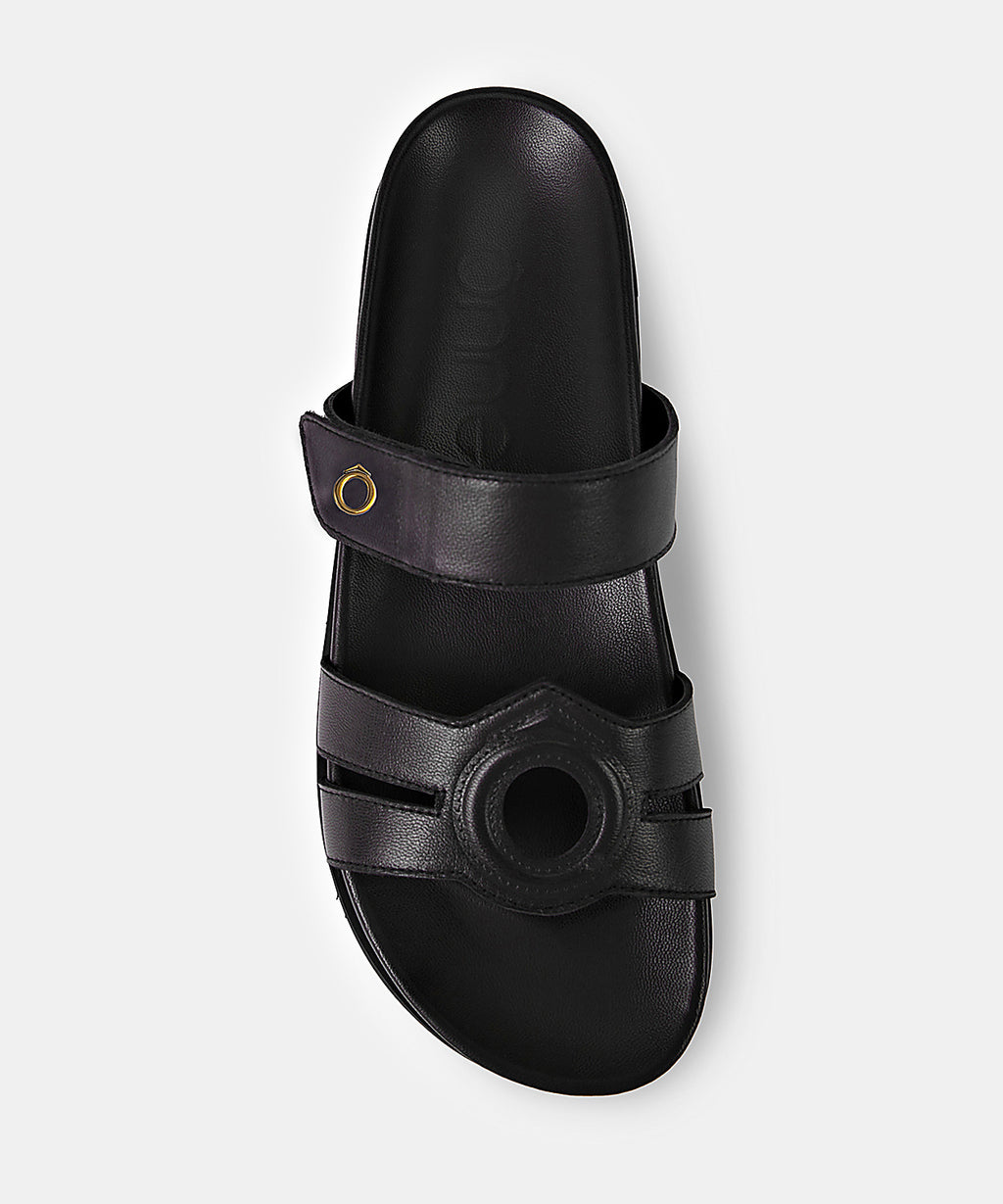 Iria Sandals in Black, ÔNNE swimwear