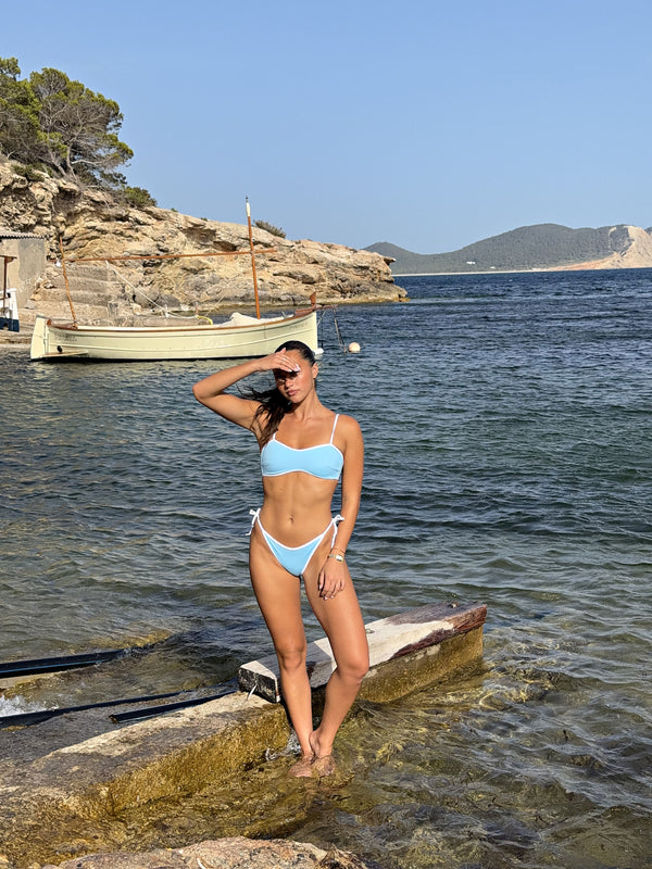 Luna Top in Blue, ÔNNE swimwear