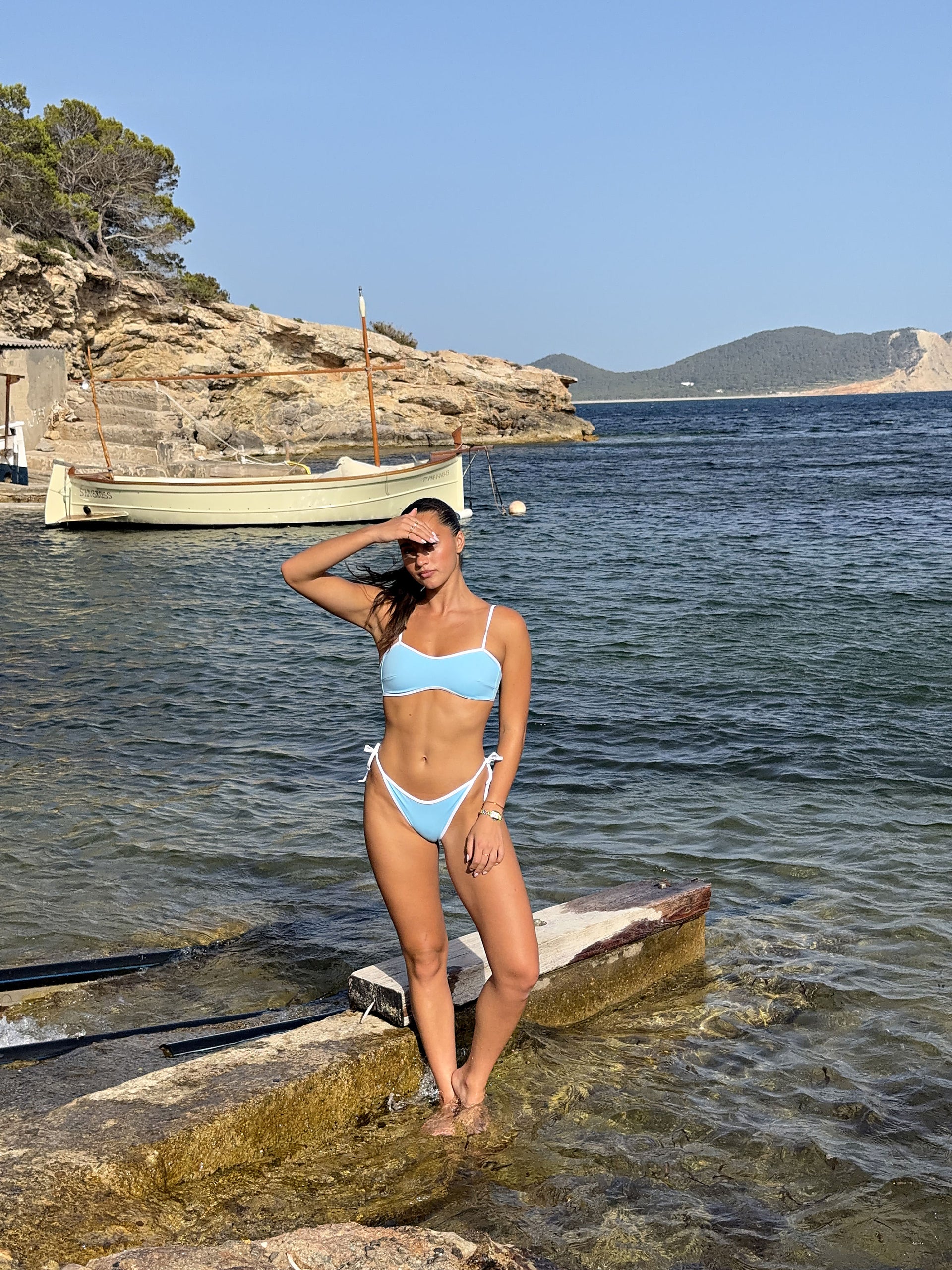 Luna Bottom in Blue, ÔNNE swimwear