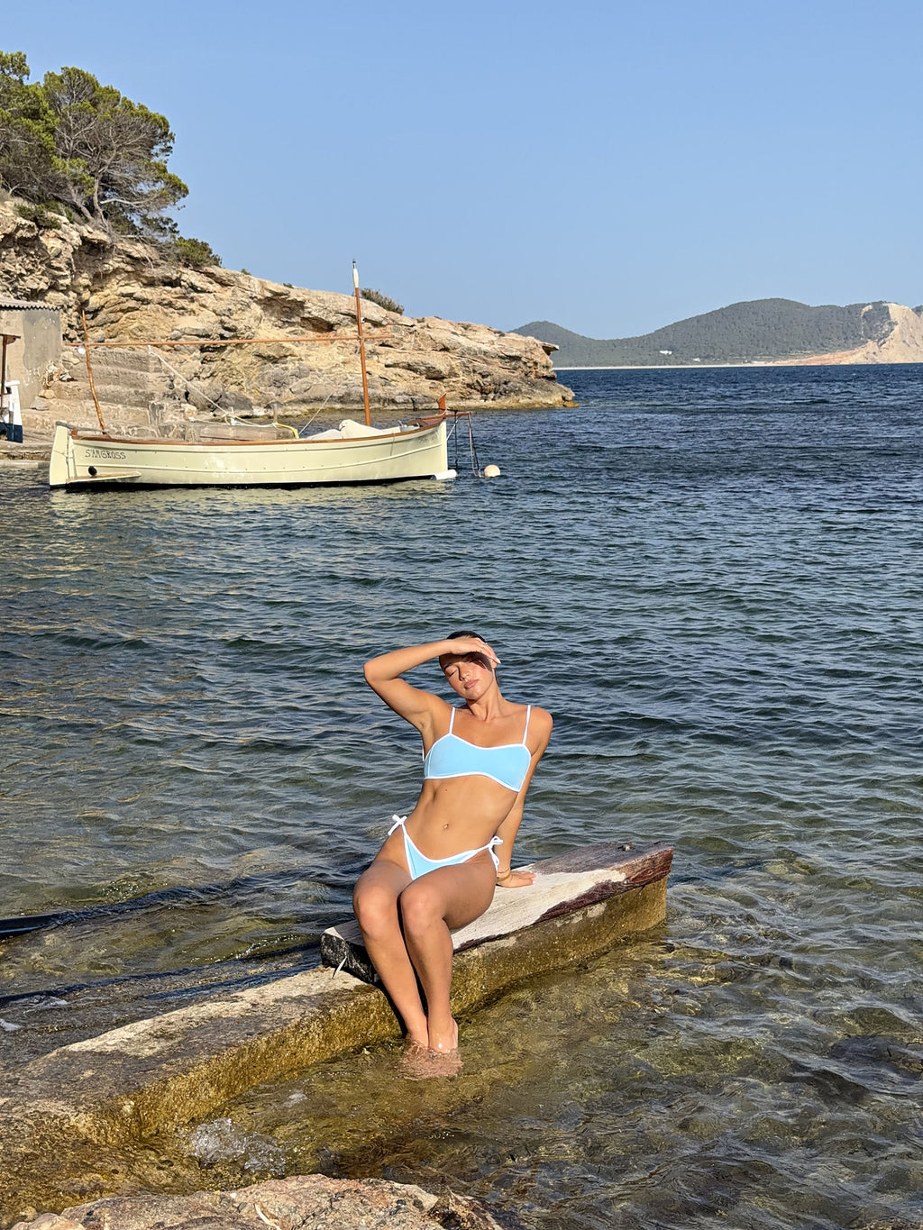 Luna Bottom in Blue, ÔNNE swimwear