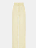 Mara Joggers in Creamy Yellow, silhouette, front, ÔNNE activewear