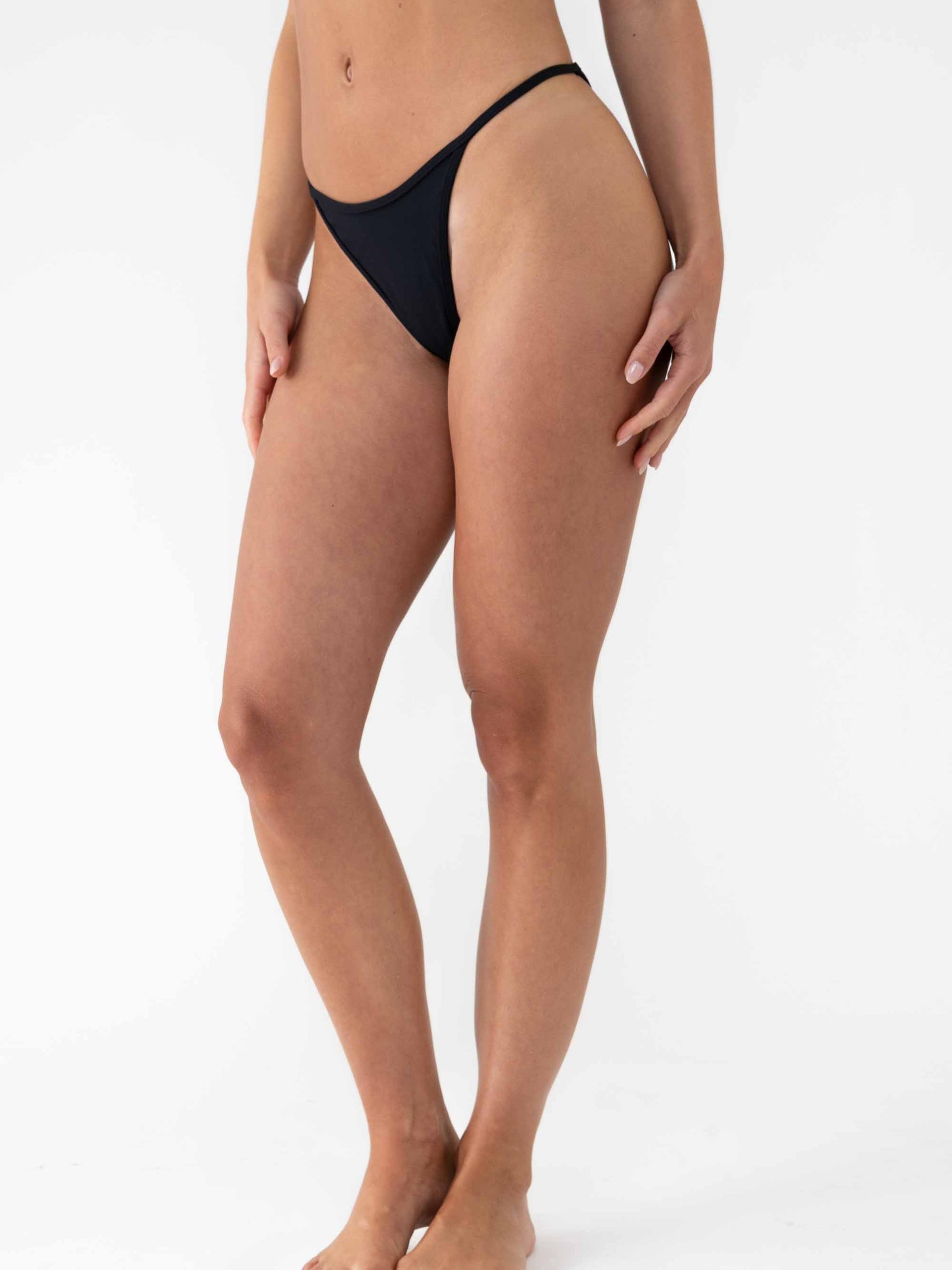 Maslin Bottom in Black, ÔNNE swimwear