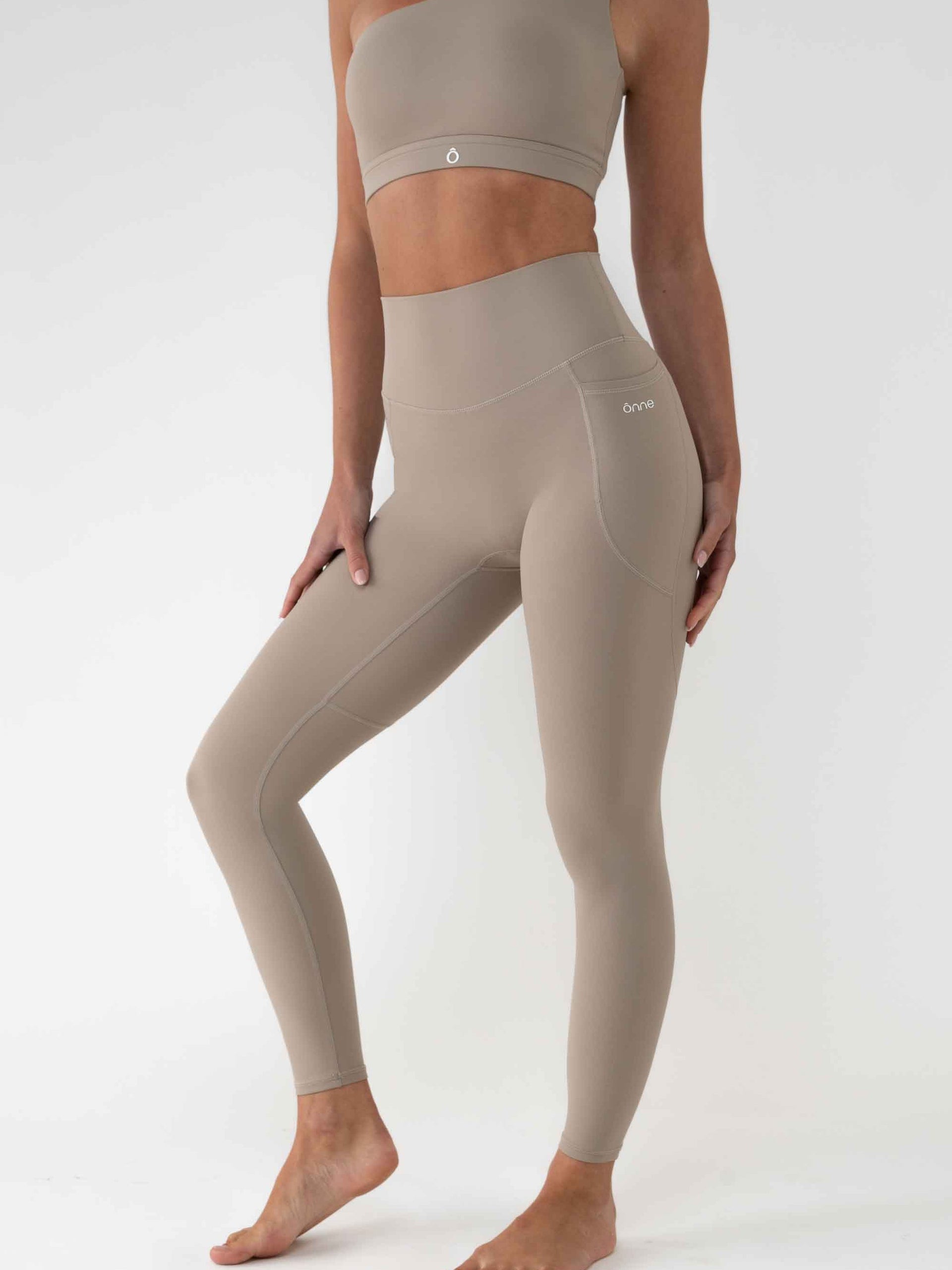 Bark Leggins in Sand Brown, ÔNNE activewear