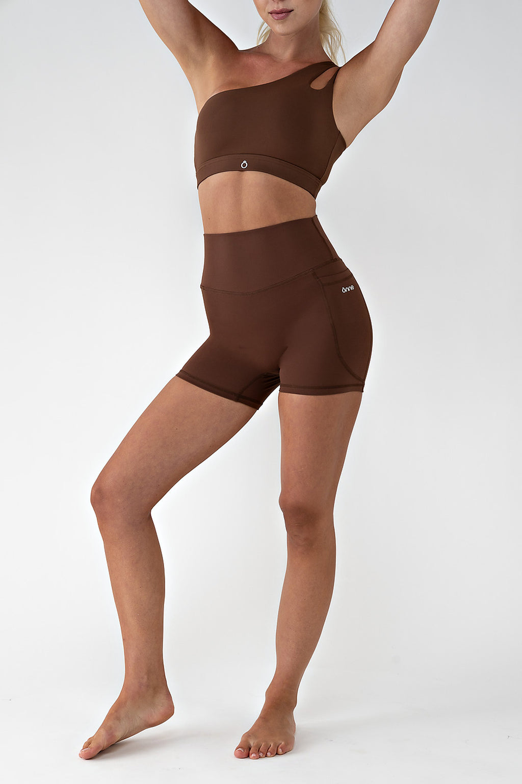 Maia Short in Birch Brown, ÔNNE activewear