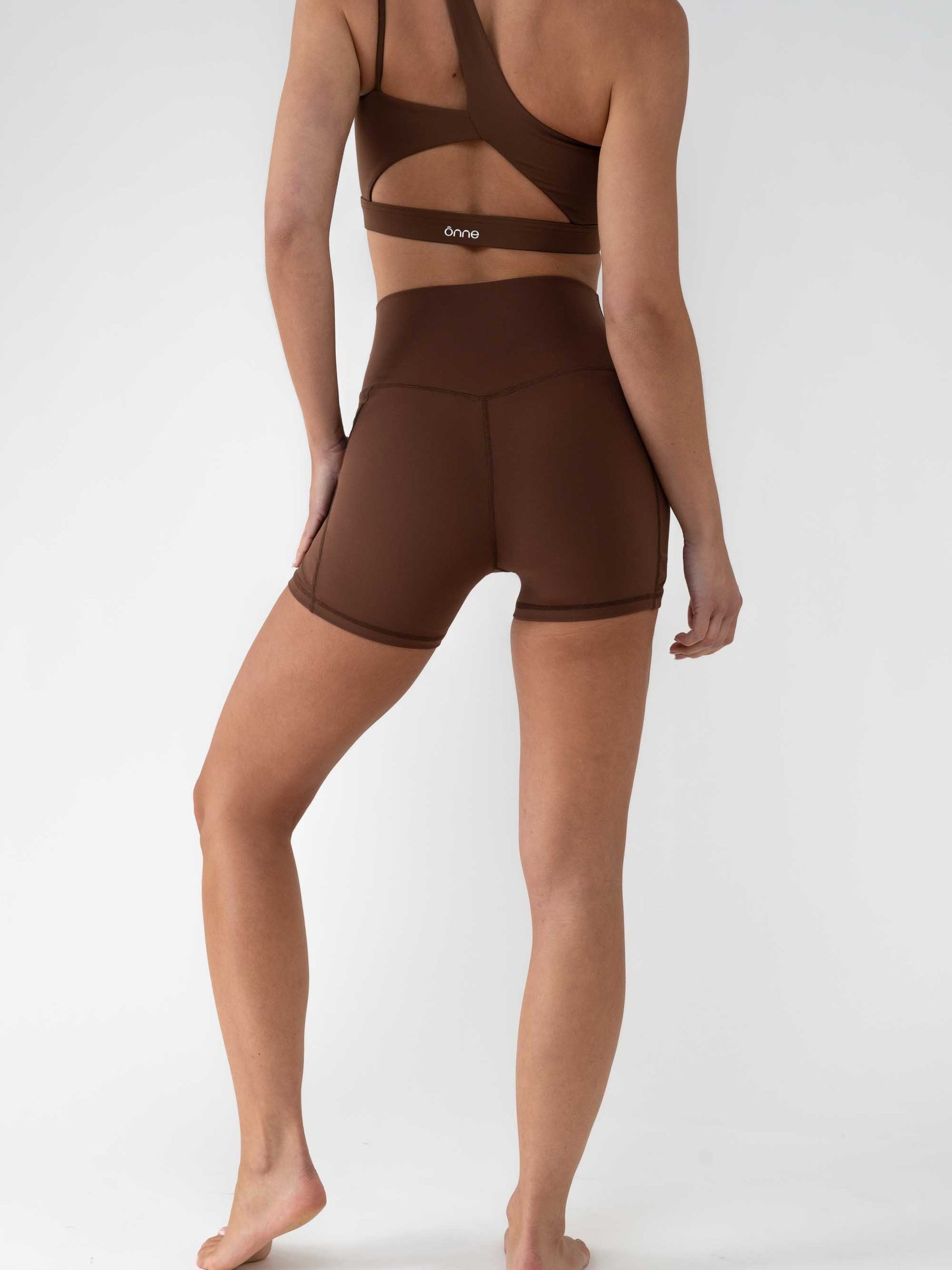 Maia Short in Birch Brown, ÔNNE activewear