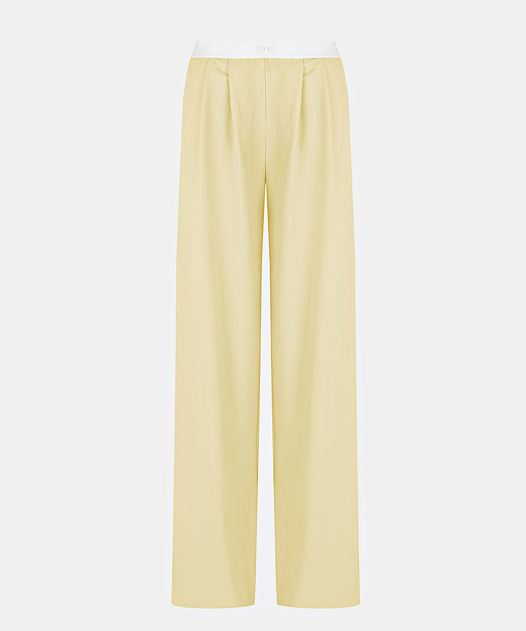 Vera Pants in Creamy Yellow, ÔNNE activewear