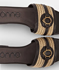 Yara Sandals in Brown, ÔNNE swimwear