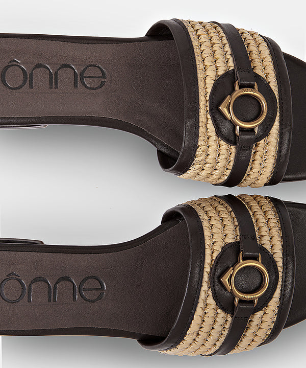 Yara Sandals in Brown, ÔNNE swimwear