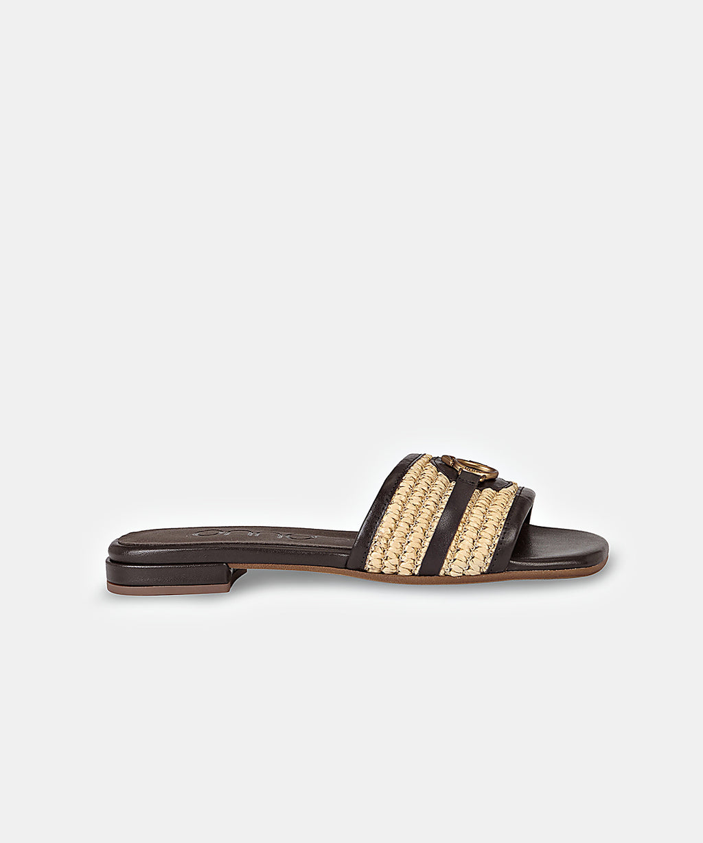 Yara Sandals in Brown, ÔNNE swimwear