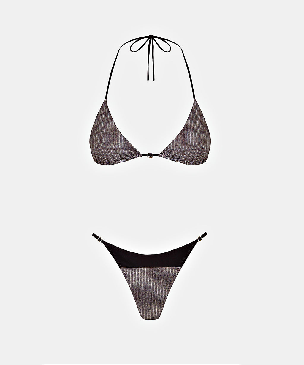 Zoan Top in Grey Black, ÔNNE swimwear