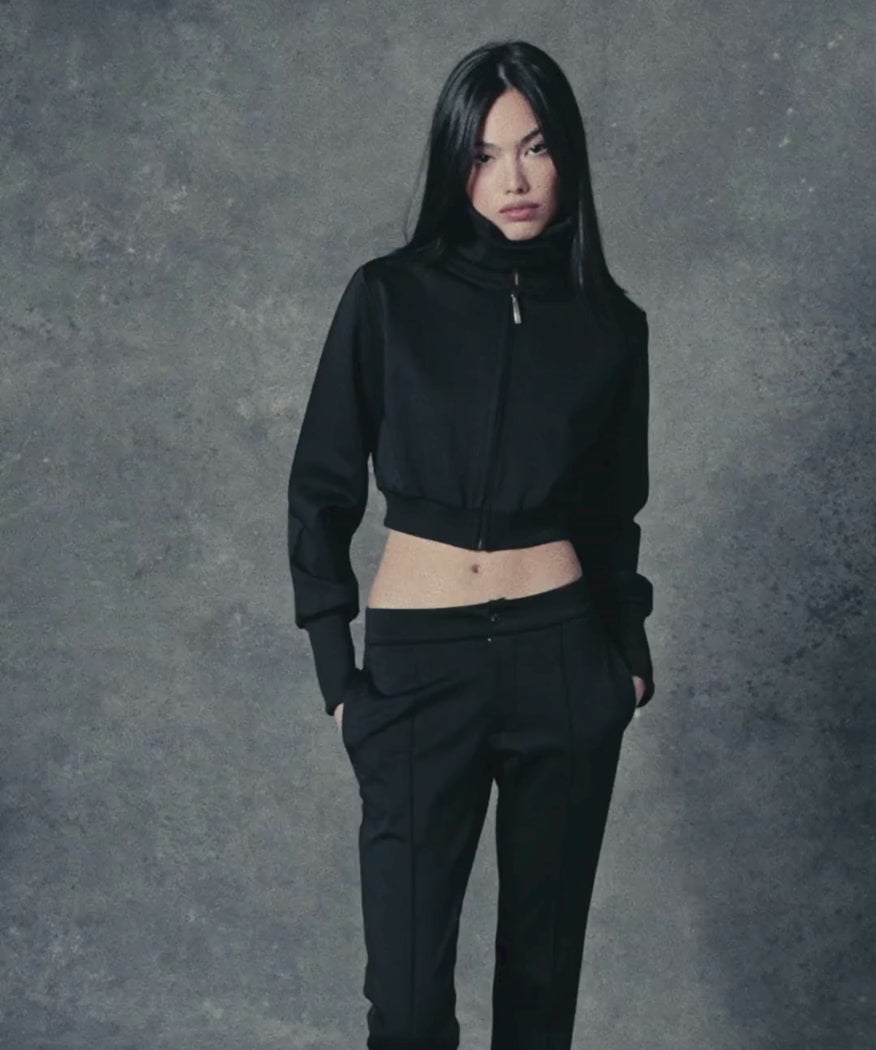 The Cropped Zip-Up Jacket